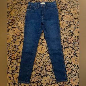 Madewell 10” High Rise Skinny Jeans - Size 28